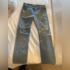 Levi’s 501s - see info re: sizing